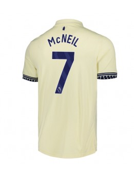 Everton Dwight McNeil #7 Replika Borta Kläder 2025-26 Kortärmad